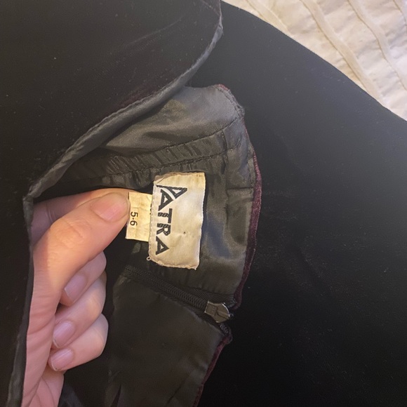 Vintage strapless velvet gown - Picture 2 of 4